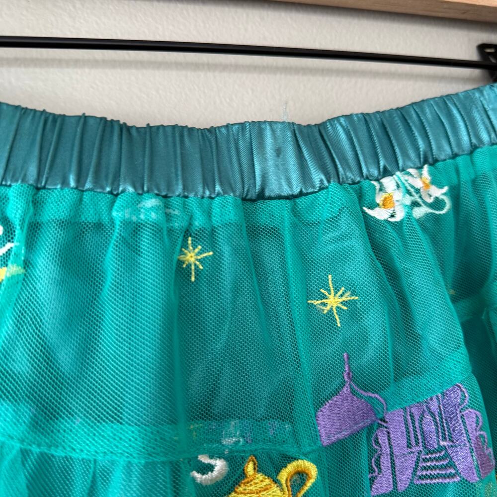 Hanna Andersson Disney Jasmine Tulle Embroidered Harem Pants Princess Aladdin Lg - Picture 3 of 16